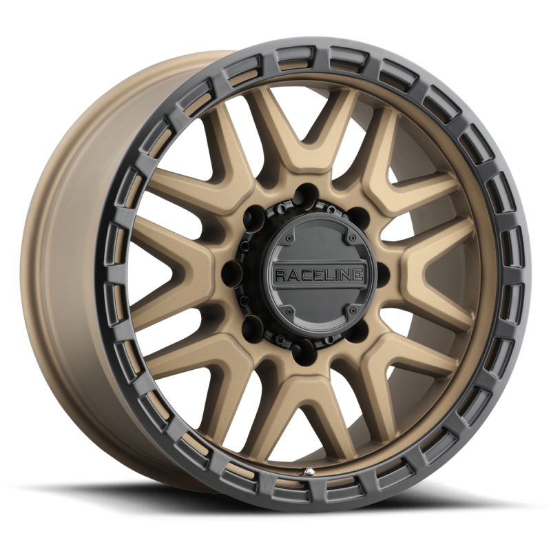 Raceline 953BZ Krank 20x9in / 8x165.1 BP / 0mm Offset / 125.2mm Bore - Bronze - 953BZ-29080-00 Photo - Close Up