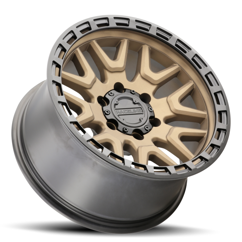 Raceline 953BZ Krank 20x9in / 8x165.1 BP / 0mm Offset / 125.2mm Bore - Bronze - 953BZ-29080-00 Photo - Close Up