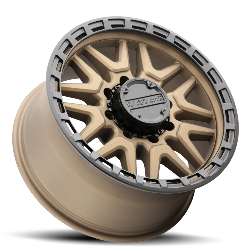 Raceline 953BZ Krank 20x9in / 8x165.1 BP / 0mm Offset / 125.2mm Bore - Bronze - 953BZ-29080-00 Photo - Close Up