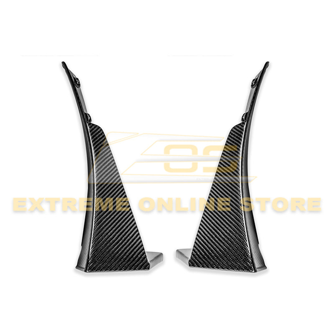 EOS Stage 3 Front Winglets - Carbon Fiber - C7 Corvette