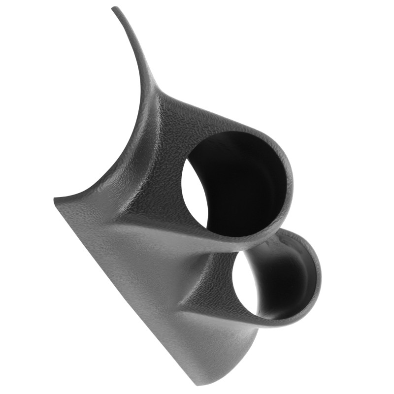 Autometer 94-97 Dodge Ram 2-1/6in A-Pillar Dual Gauge Pod - Black - 15200