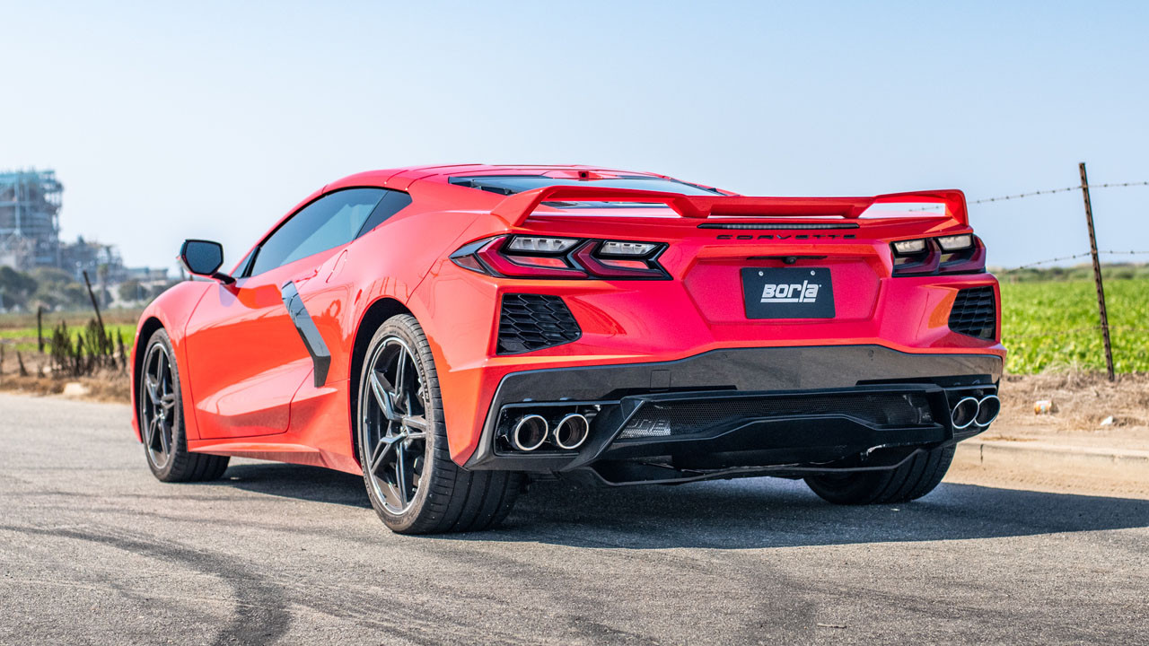 Borla Atak CatBack Exhaust w/o NPP - Chrome Tips - C8 Corvette