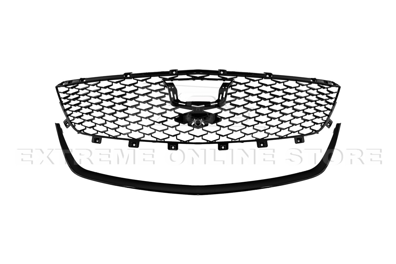 EOS Gloss Black Mesh Front Grill - Cadillac CT5-V