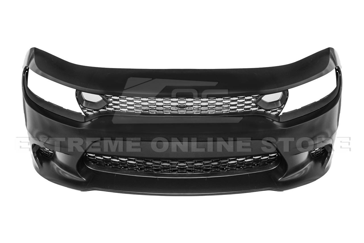 EOS Front Bumper Cover & Hood - 2015+ Dodge Charger Hellcat Style