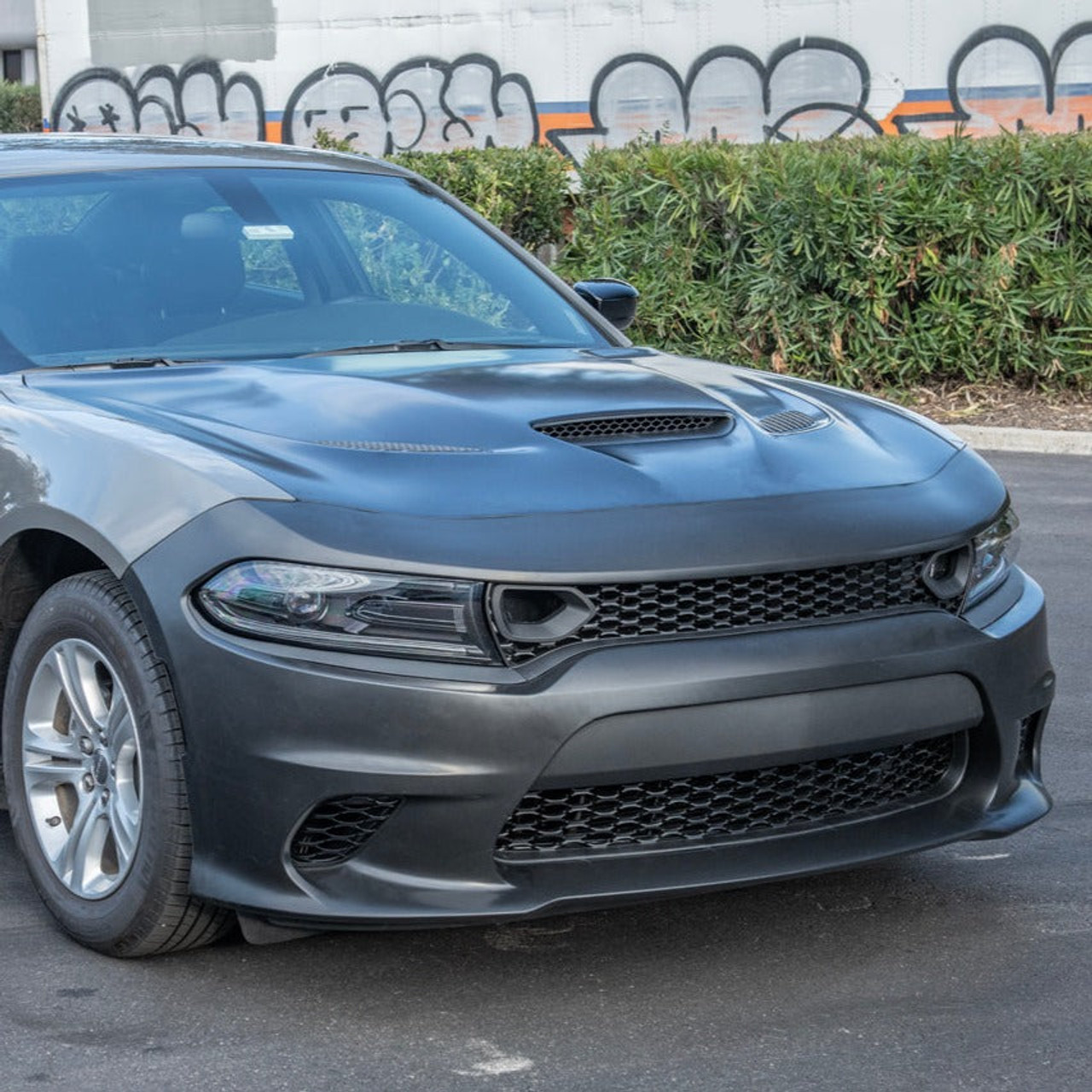 EOS Front Bumper Cover & Hood - 2015+ Dodge Charger Hellcat Style