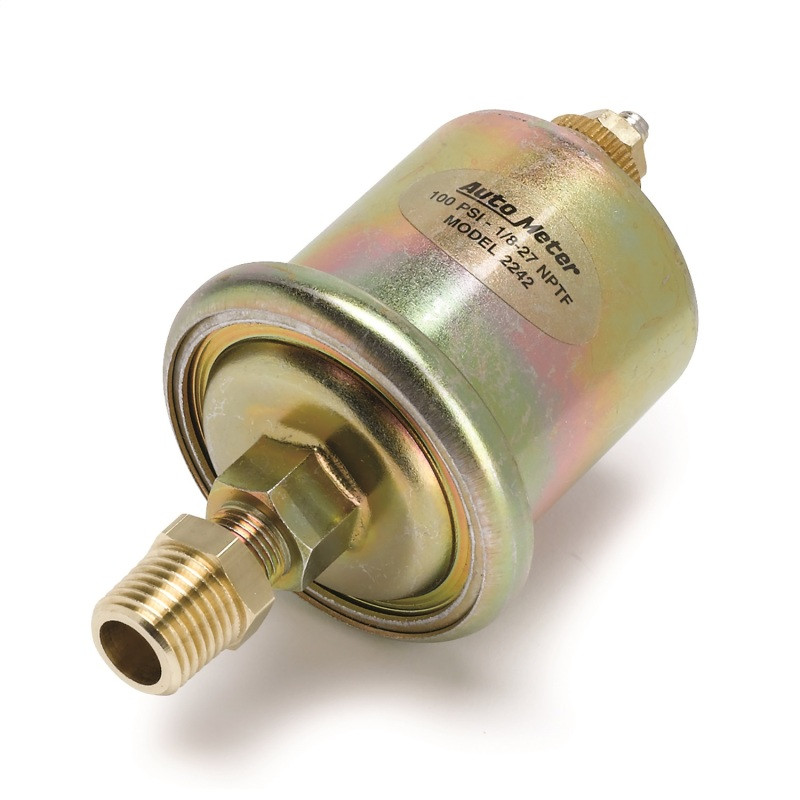 AutoMeter Gauge Quad 5in. 0 Ohm(e) to 90 Ohm(f)Elec Antique Beige - 1819