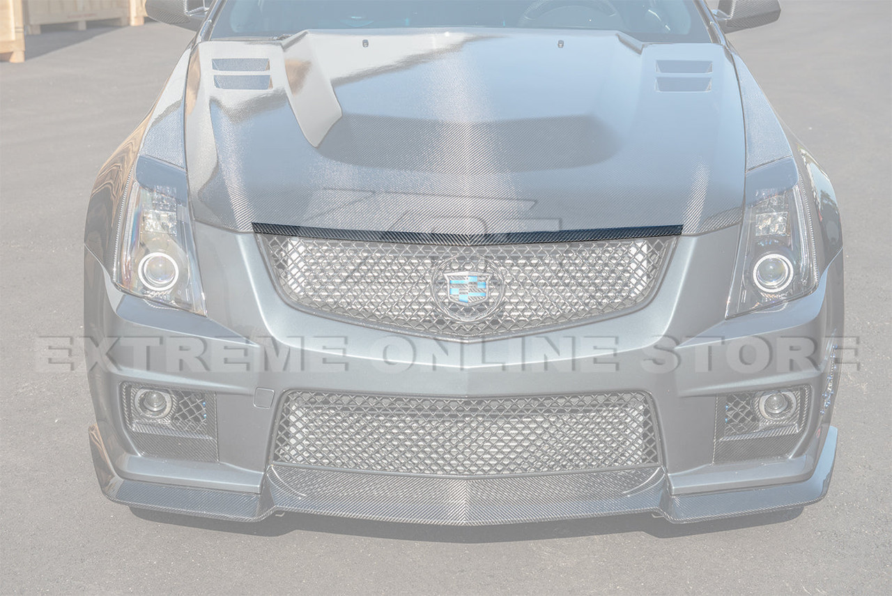 EOS Carbon Fiber Hood Trim - 09-15 CTS-V