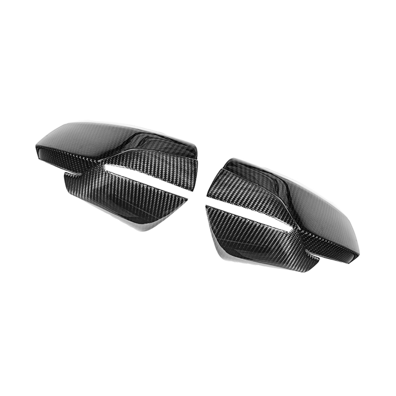 EOS Upper & Lower Mirror Covers - Carbon Fiber - C8 Corvette