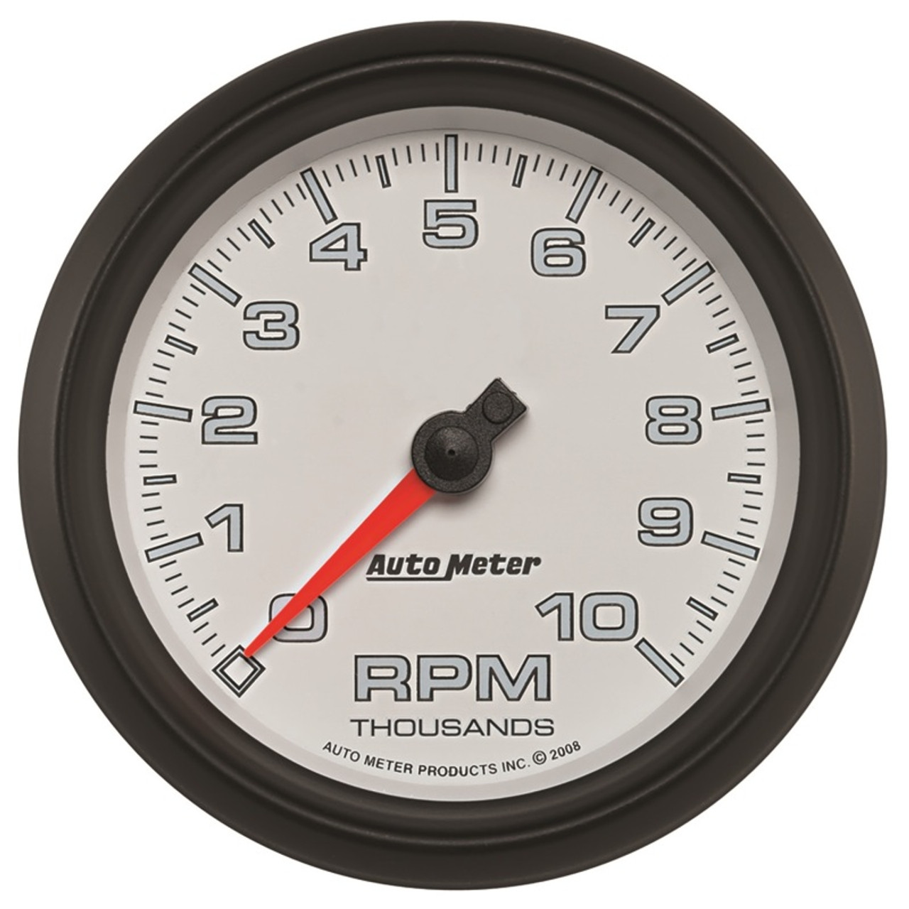 Autometer Pro-Cycle Gauge Tachometer 3 3/8in 10K Rpm White - 19598