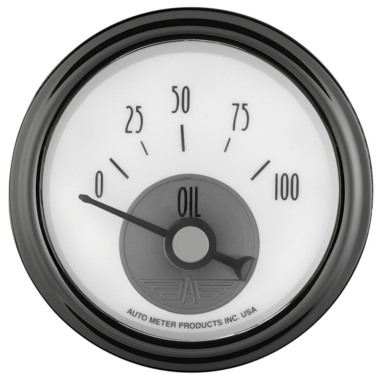 Autometer Prestige Series Pearl 2-1/16in 100PSI Electronic Oil Pressure Gauge - 2026