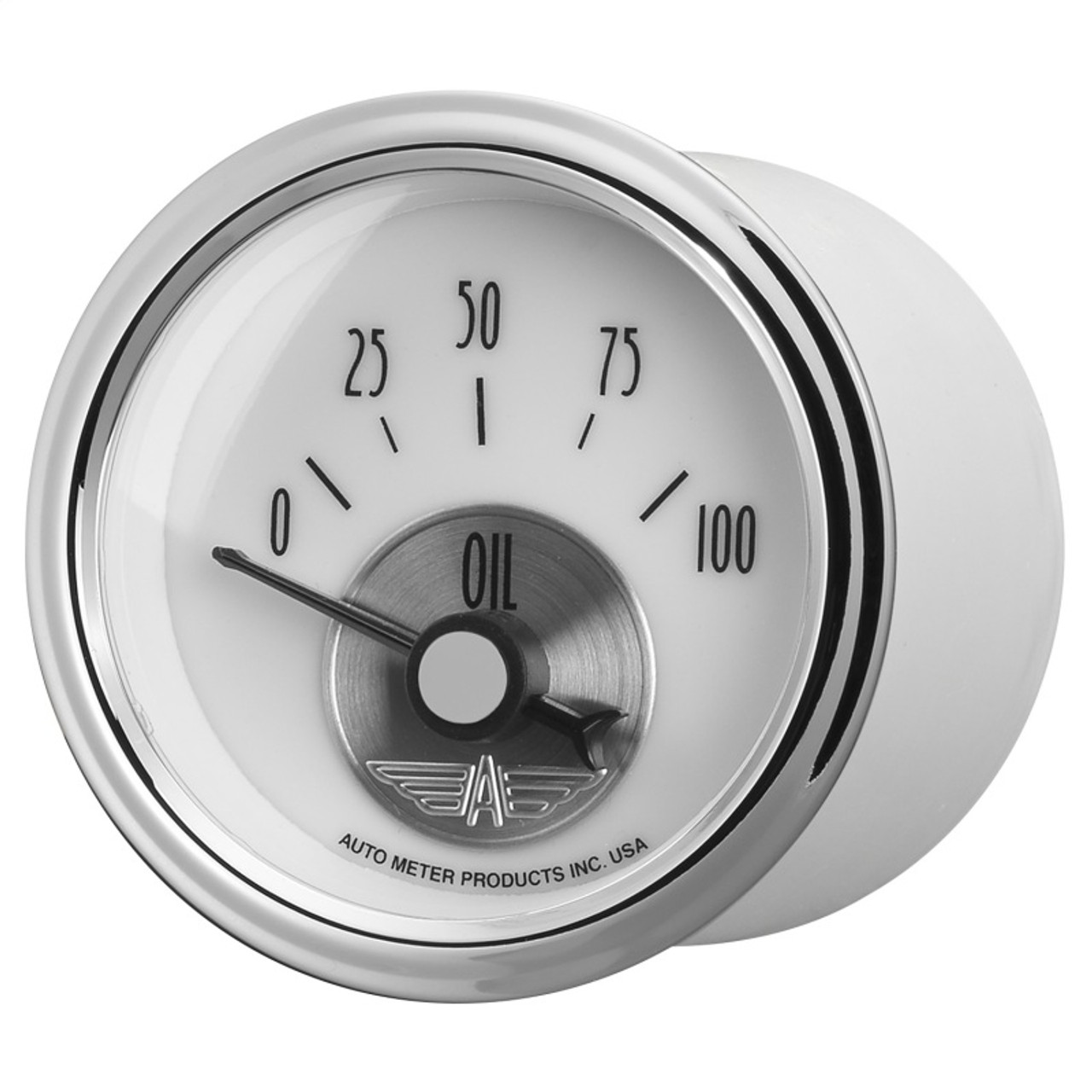 Autometer Prestige Series Pearl 2-1/16in 100PSI Electronic Oil Pressure Gauge - 2026