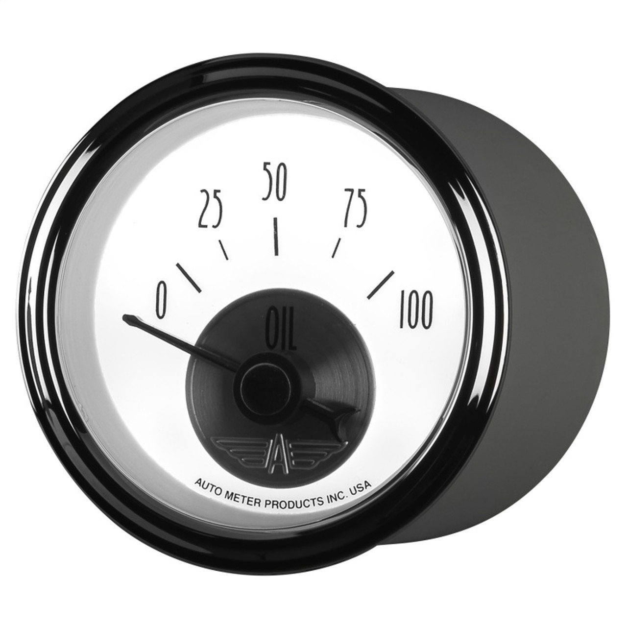 Autometer Prestige Series Pearl 2-1/16in 100PSI Electronic Oil Pressure Gauge - 2026