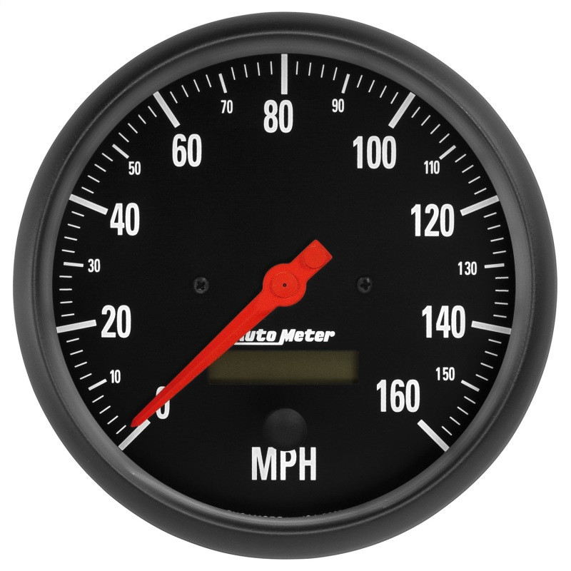 Autometer Z-Series 0-160MPH 5in. Electric Programmable W/LCD ODO Speedometer Gauge - 2685