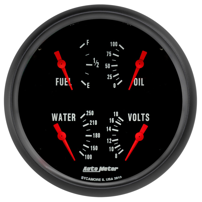 Autometer Z-Series Quad 5in. - 240 OhmE-33 OhmF - 2810 Photo - Primary