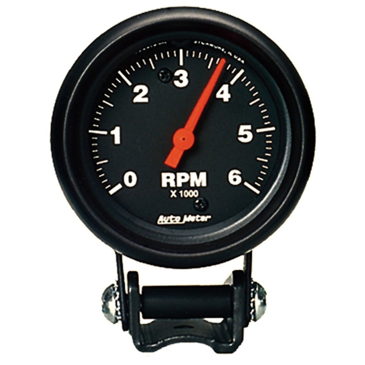 Autometer Black 2 5/8 inch  6000 rpm Tachometer Mini Tach Gauge - 2891