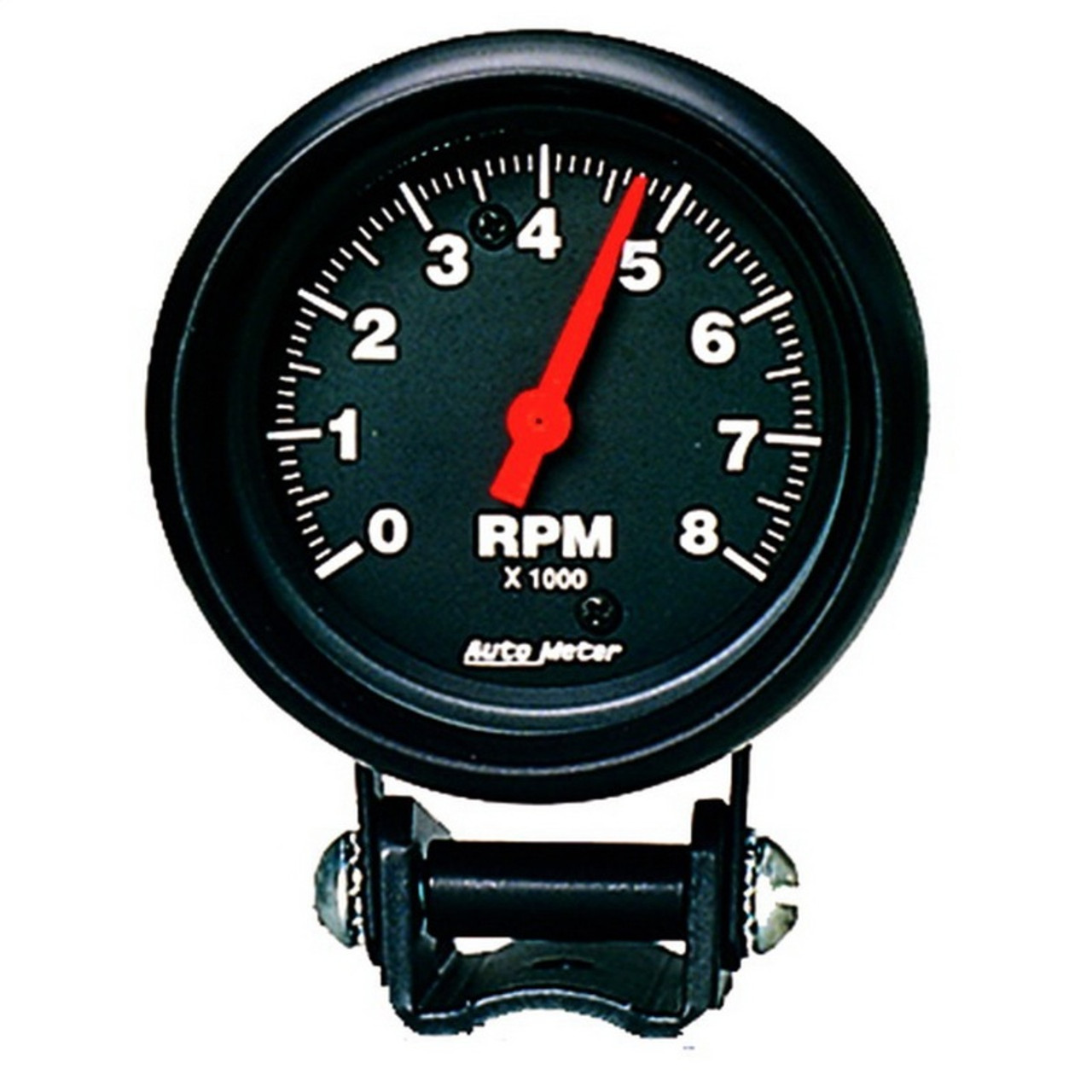 Autometer Black 2-5/8 inch 8000 rpm Tachometer Mini Tach Gauge - 2892