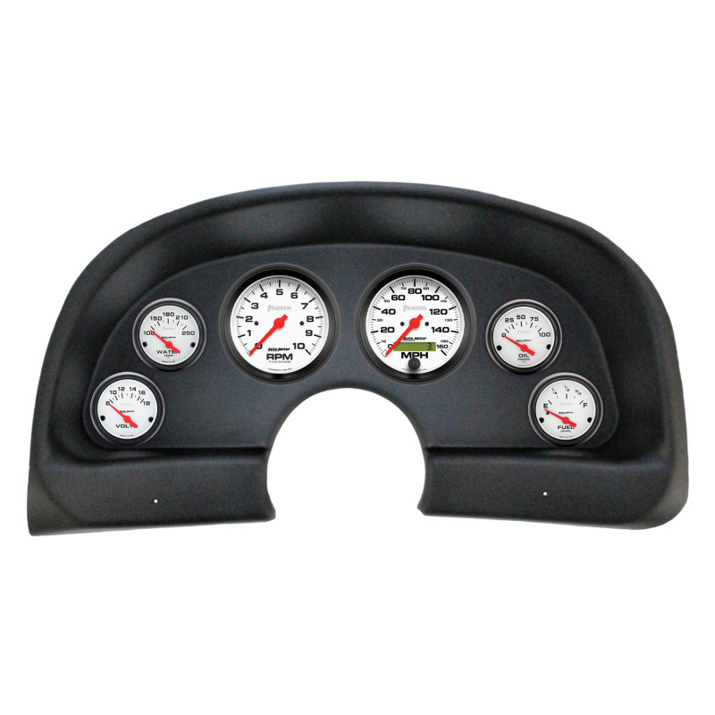 Autometer Phantom Direct Fit Dash Kit 93-02 Chevy Camaro (2 x 3-3/8in. / 4 x 2-1/16in.) - 2930-09 Photo - Primary