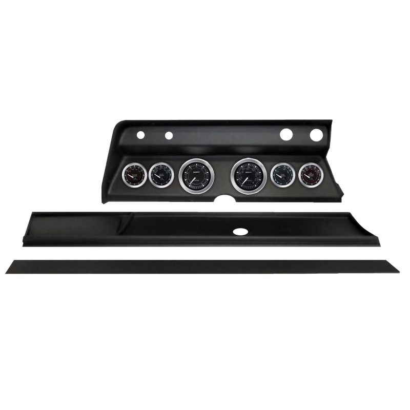 Autometer Chrono Direct Fit Dash Kit 1967 Chevy Chevelle (2 x 3-3/8in. / 4 x 2-1/16in.) - 2932-04 Photo - Primary
