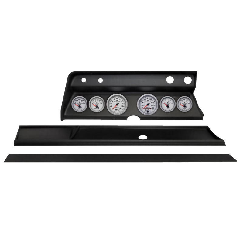 Autometer Ultra-Lite II Direct Fit Dash Kit 1967 Chevy Chevelle (2 x 3-3/8in. / 4 x 2-1/16in.) - 2932-14 Photo - Primary