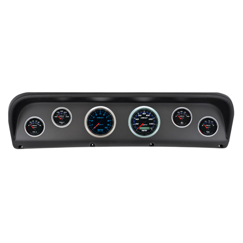 Autometer Cobalt Direct Fit Dash Kit 67-72 Ford F100 (2 x 3-3/8in. / 4 x 2-1/16in.) - 2938-05 Photo - Primary
