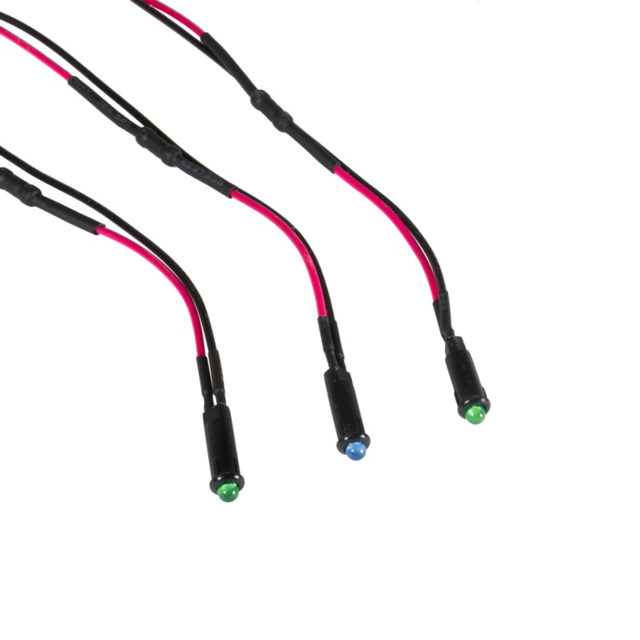 Autometer LED Indicator Light Kit 5/32in. (2 Green, 1 Blue) - 3283