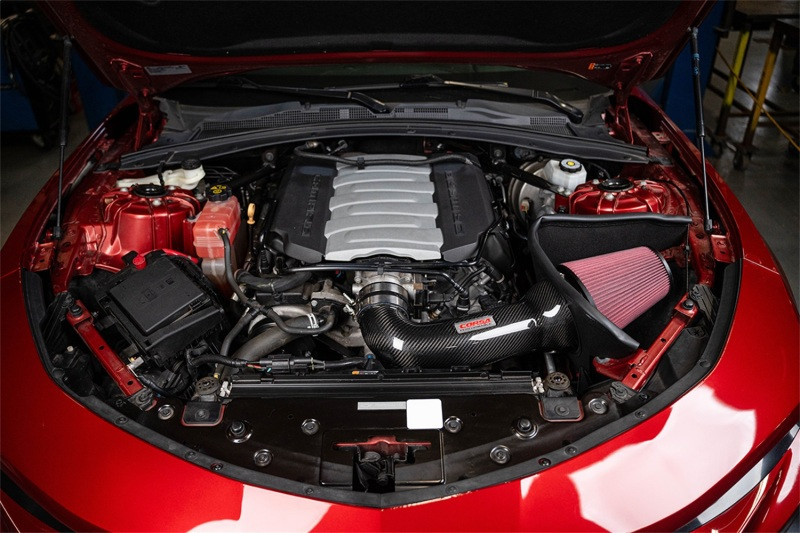 Corsa 16-24 Chevrolet Camaro SS 6.2L V8 Carbon Fiber Open Element Air Intake - Dry - 44018D Photo - Mounted