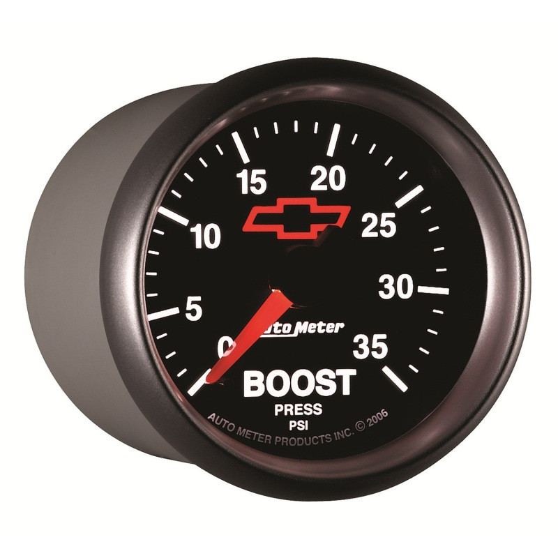Autometer GM Mechanical 52mm 0-35 PSI Boost Gauge - 3604-00406