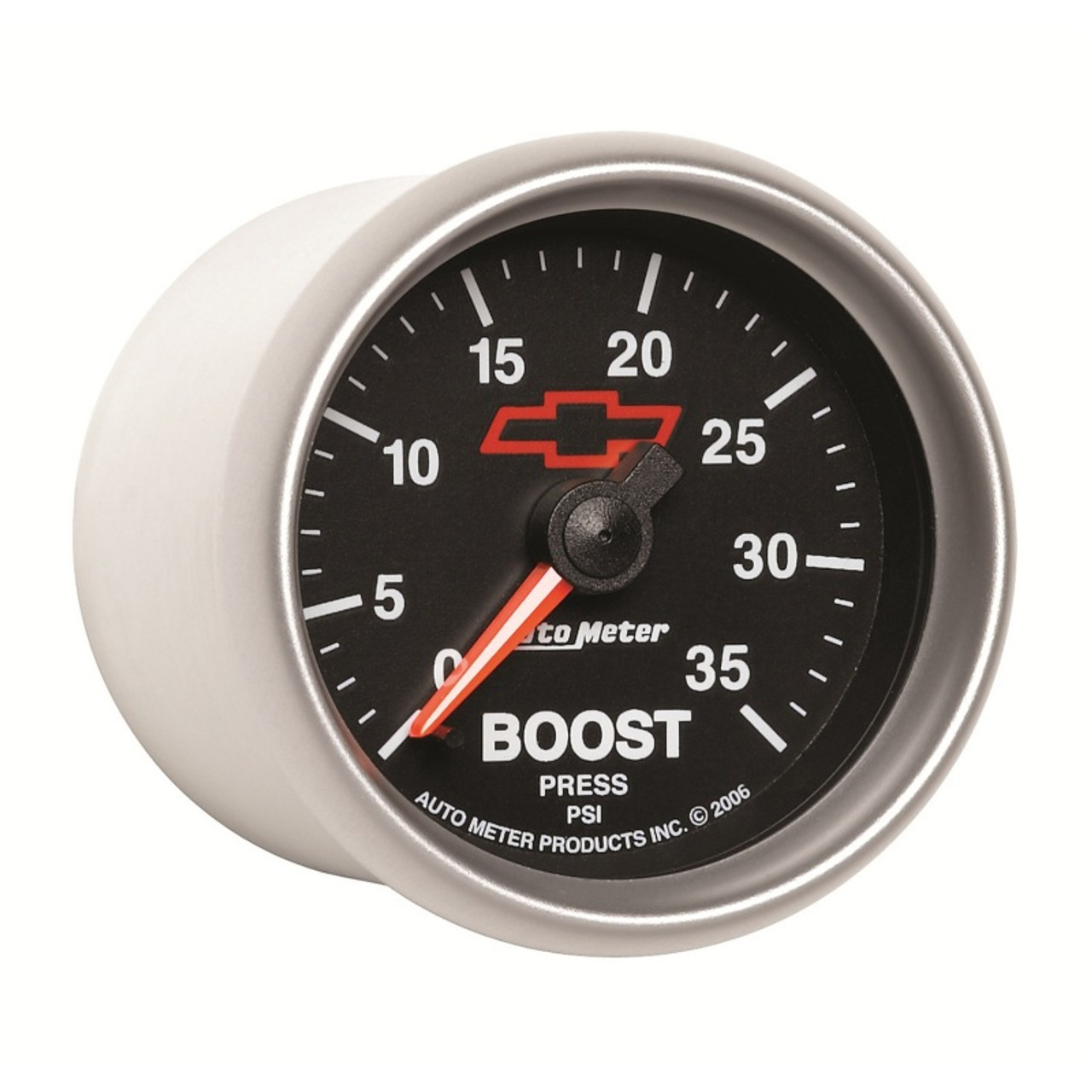 Autometer GM Bowtie Black 2-1/16 Fuel Level, 0-90 , Air-Core 8-18V - 3613-00406