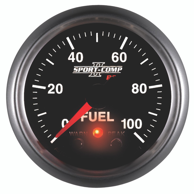 Autometer Sport-Comp II 52mm 0-100 PSI Fuel Pressure Gauge - 3671