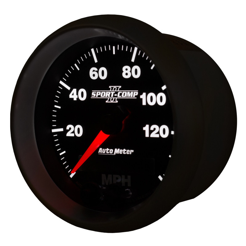 Autometer Sport-Comp II 3-3/8in 0-140MPH In-Dash Electronic GPS Programmable Speedometer - 3680