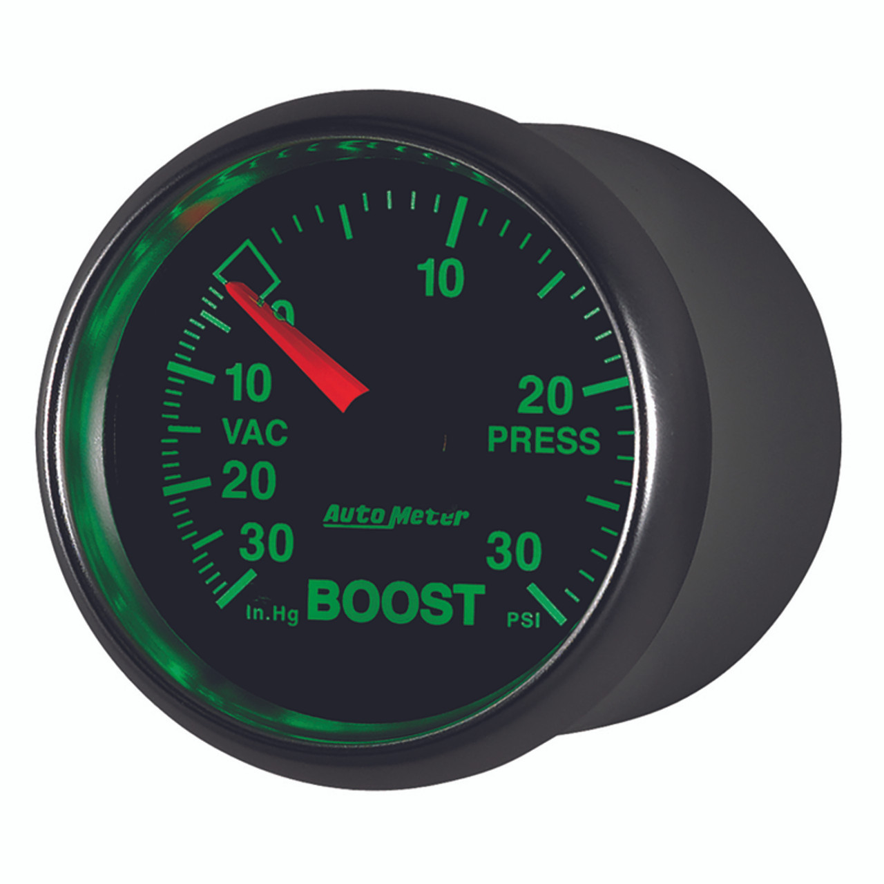 Autometer GS 52mm 30 In Hg.-Vac/30 PSI Mechanical Vacuum/Boost Gauge - 3803