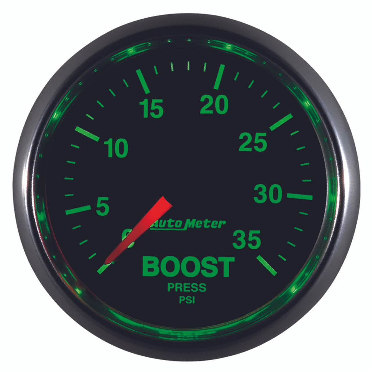 AutoMeter GS 2 1/16 inch 35PSI Mechanical Boost Gauge - 3804