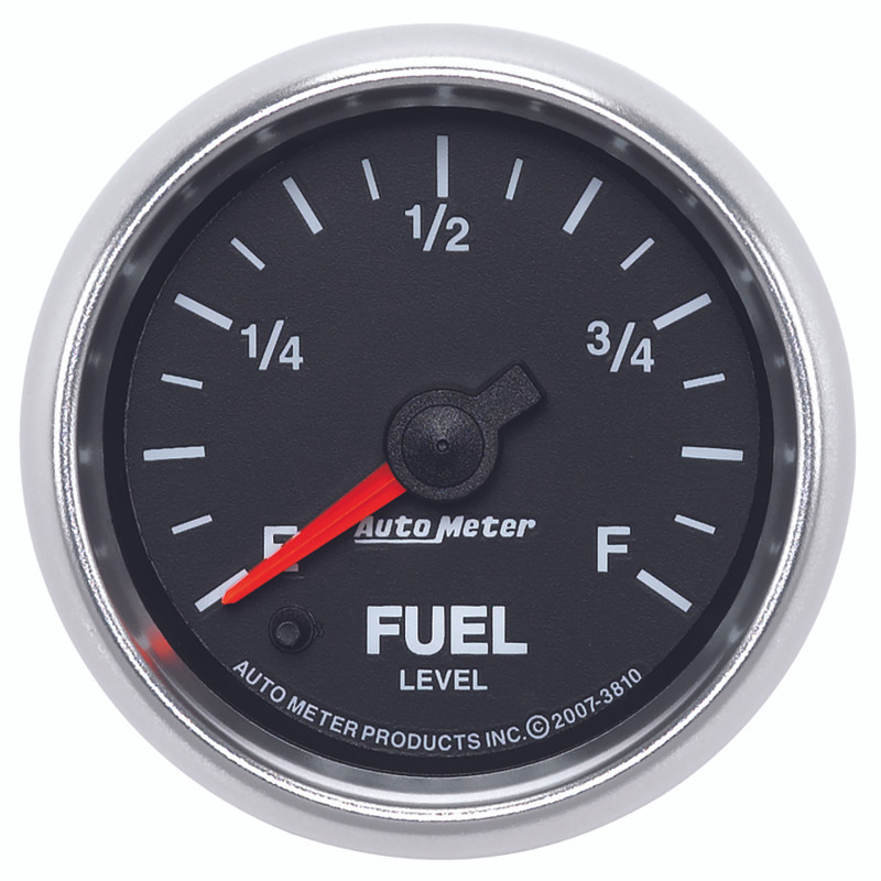 Autometer GS 2 1/16in. 0-280 Ohms Fuel Level Gauge - Stepper Motor - 3810