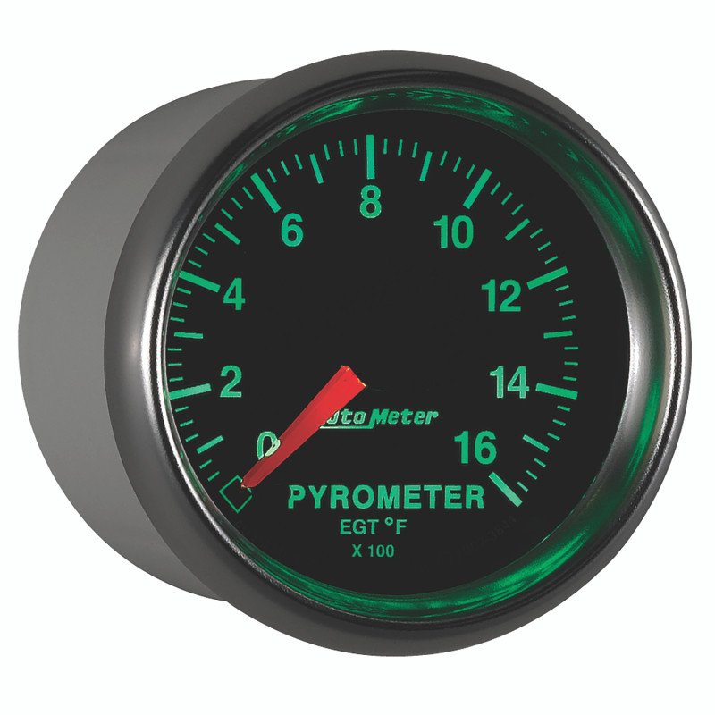 Autometer GS 0-1600 degree F Full Sweep Electronic Pyrometer Gauge - 3844