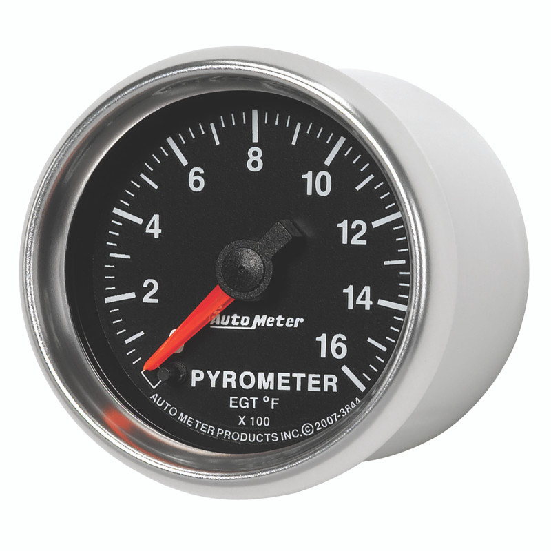 Autometer GS 0-1600 degree F Full Sweep Electronic Pyrometer Gauge - 3844