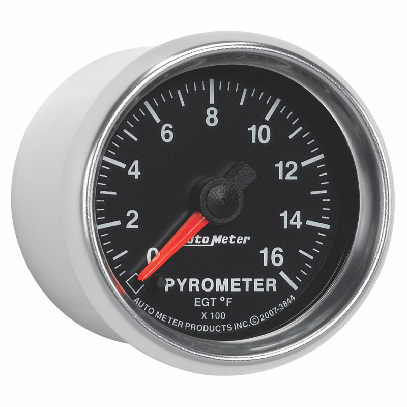Autometer GS 0-1600 degree F Full Sweep Electronic Pyrometer Gauge - 3844