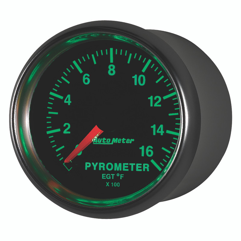 Autometer GS 0-1600 degree F Full Sweep Electronic Pyrometer Gauge - 3844