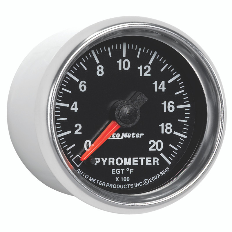 Autometer GS 0-2000 degree F Full Sweep Electronic Pyrometer Gauge - 3845