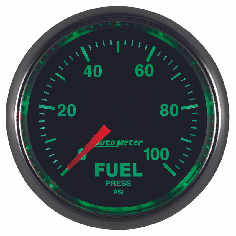 Autometer GS 0-100 PSI Full Sweep Electronic Fuel Pressure Gauge - 3863