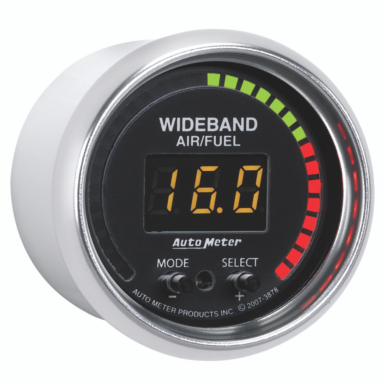 Autometer GS 52mm AFR or LAMBDA Digital Wideband Air/Fuel Ratio PRO Wideband A/F Kit - 3878