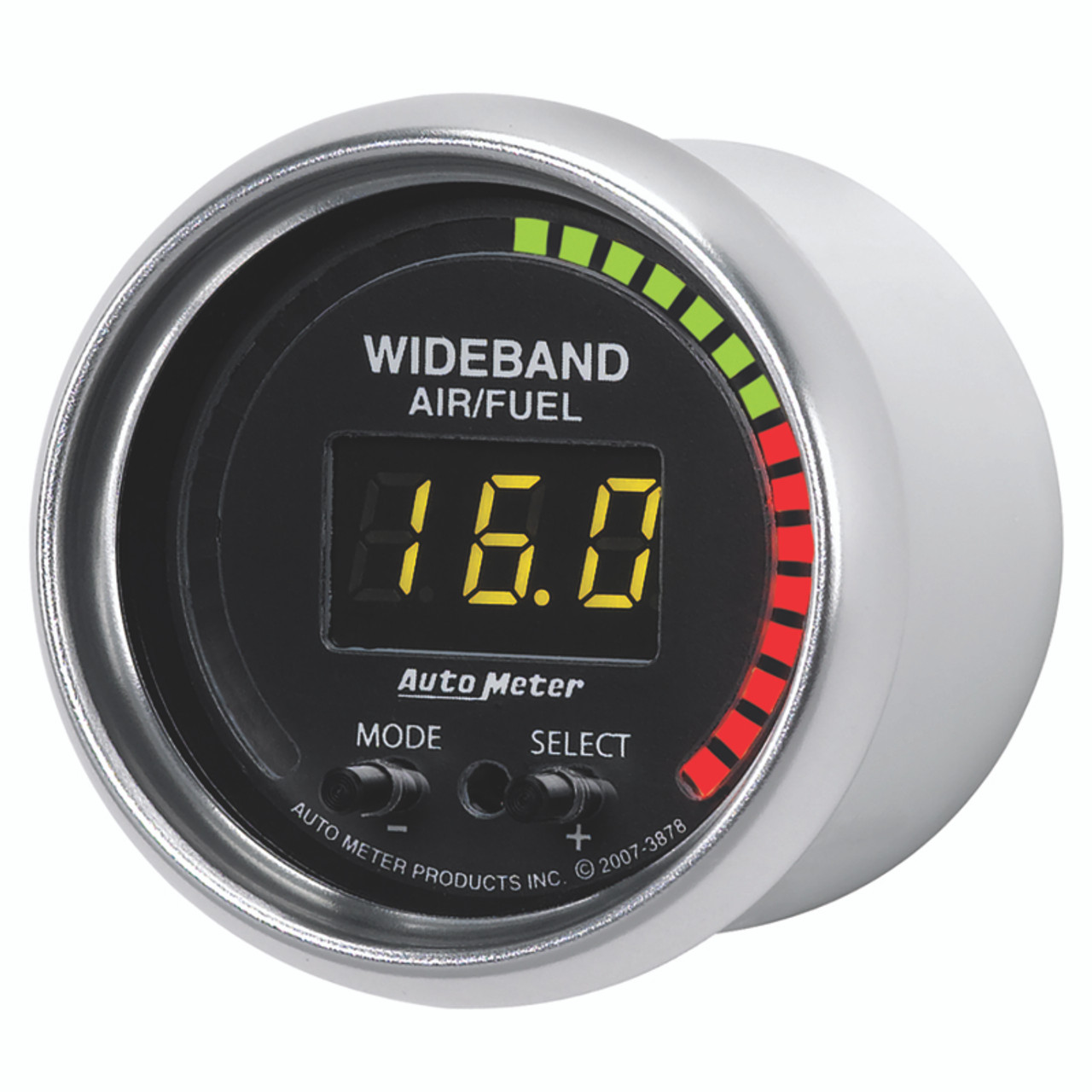 Autometer GS 52mm AFR or LAMBDA Digital Wideband Air/Fuel Ratio PRO Wideband A/F Kit - 3878