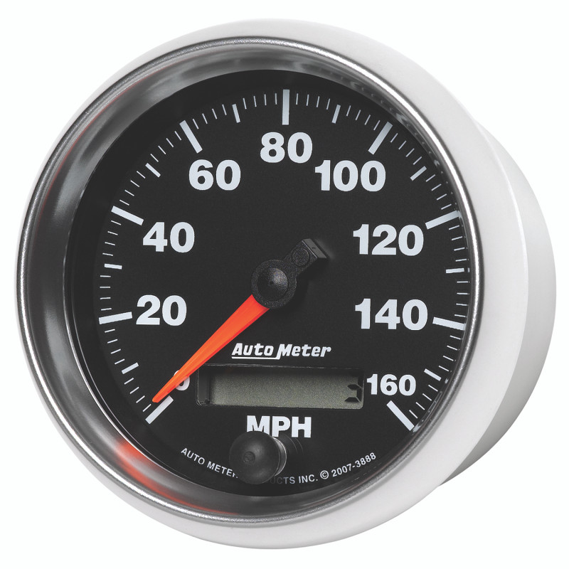 Autometer GS 3-3/8 inch 160 MPH In Dash Speedometer Gauge - 3888