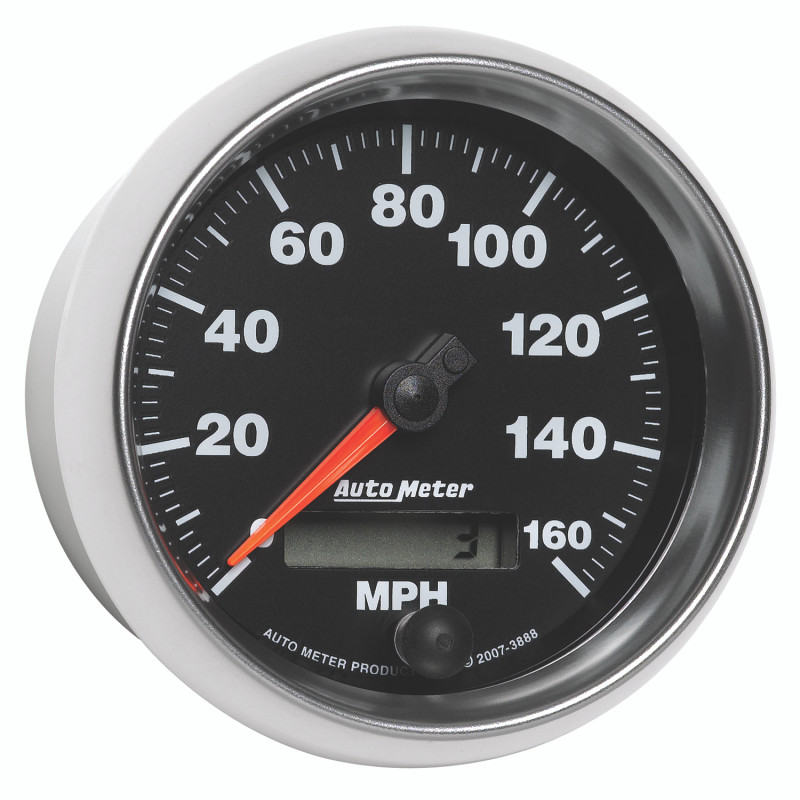 Autometer GS 3-3/8 inch 160 MPH In Dash Speedometer Gauge - 3888