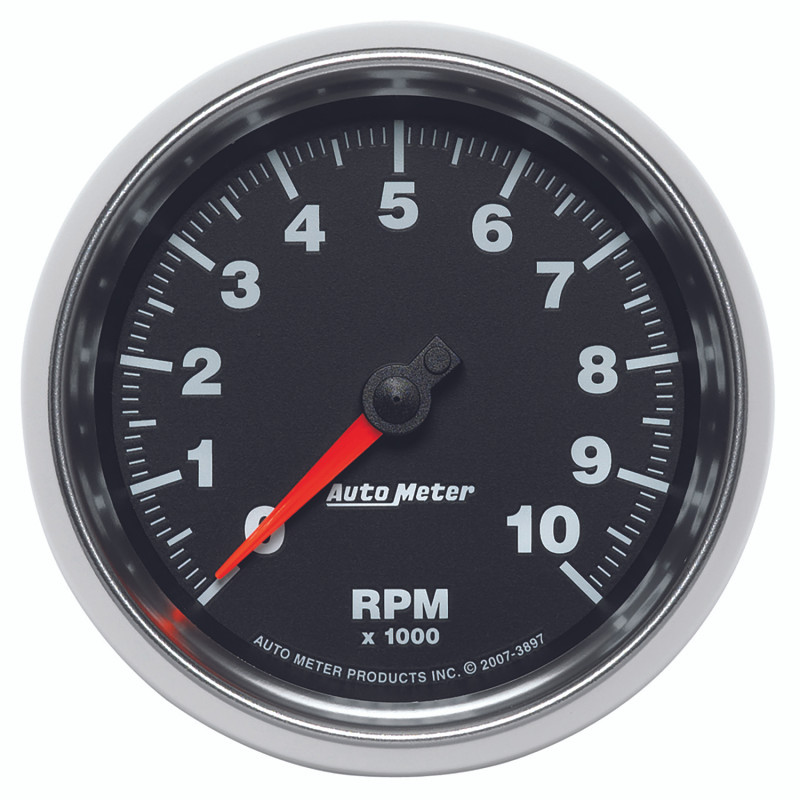 Autometer GS 3-3/8in 10000 RPM In-Dash Tachometer Gauge - 3897