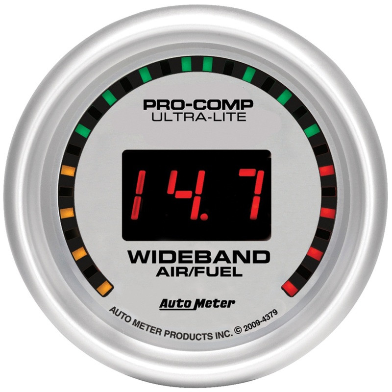 Autometer Ultra-Lite 52mm Digital Wideband Air/Fuel Ratio Street Gauge - 4379