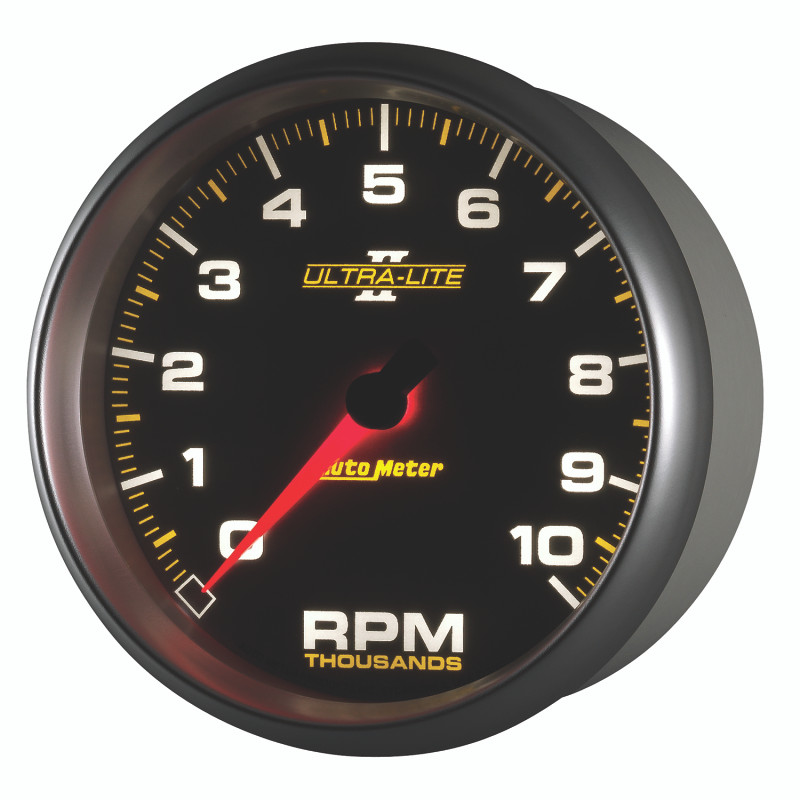 Autometer Ultra-Lite II 5 Inch 10000 RPM In-Dash Tachometer - 4998