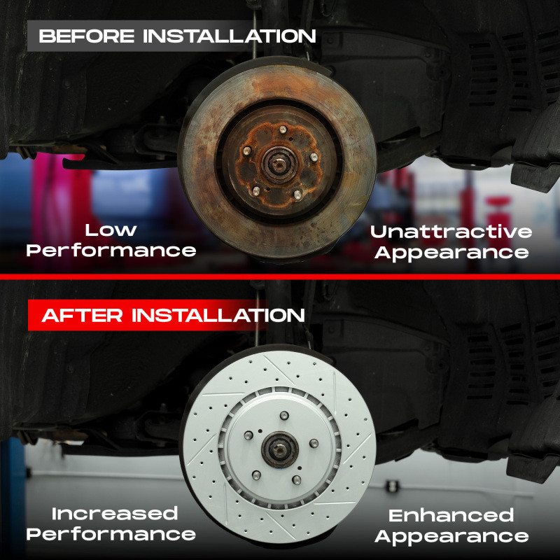 R1 16-25 BMW X4 Front & Rear Drill/Slot Carbon Coated Rotor Set w/Euro Ceramic Pads - WBTH2-31019 Product Brochure - a specific brochure describing a Product