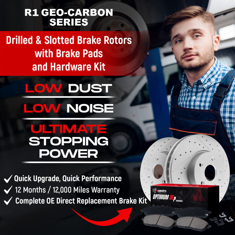 R1 16-17 Hyundai Veloster Front Drill/Slot Carbon Coated Rotor Set w/Optimum Pads - WBUH1-03023 Product Brochure - a specific brochure describing a Product