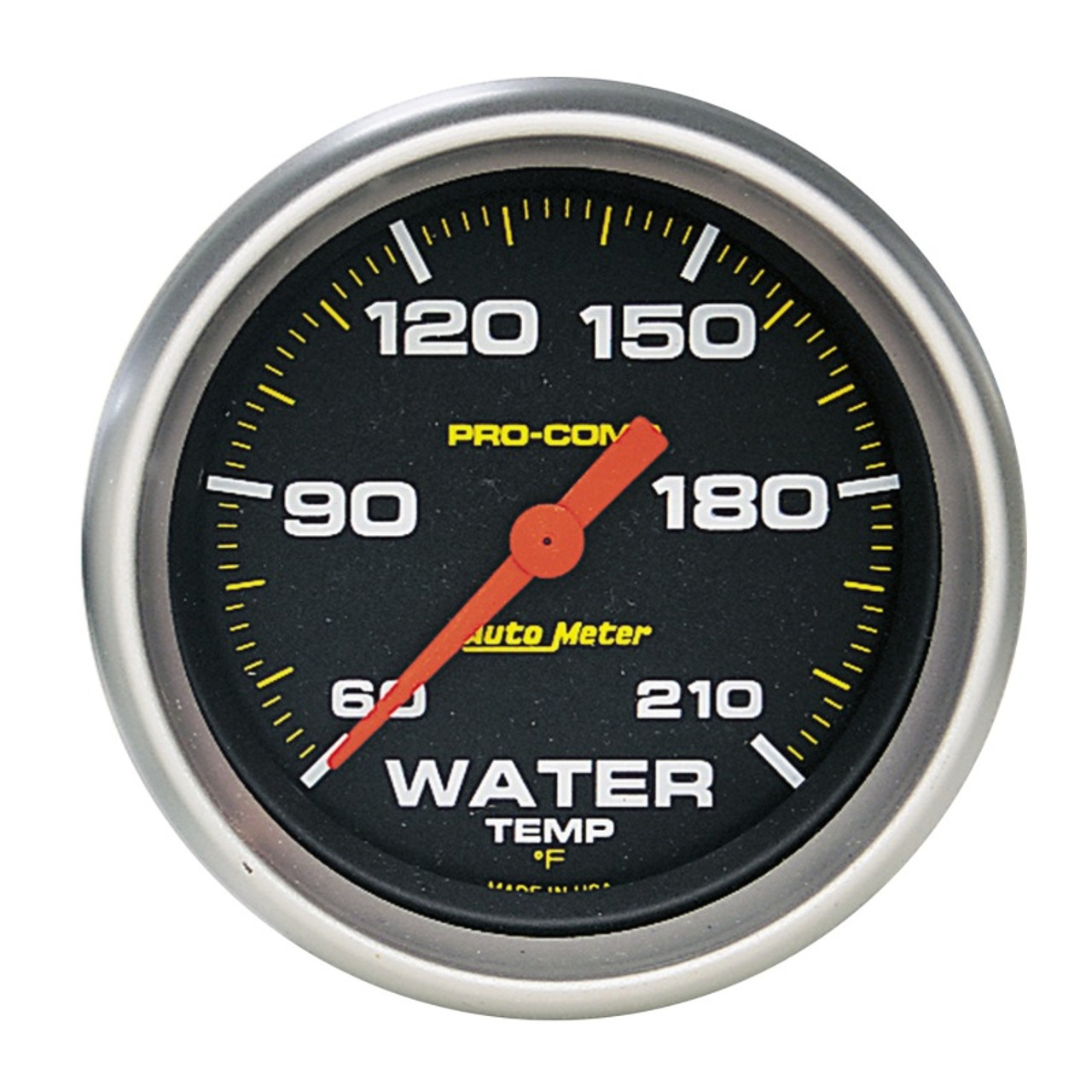 Autometer Pro Comp 60-210 Deg F Full Sweep Electronic Water Temperature Low Temp Gauge - 5469