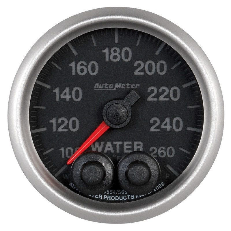 Autometer Elite Nascar 2-1/16in 100-260 Deg. F Water Temp. w/ Peak and Warn Gauge w/ Pro-Control - 5654-05702